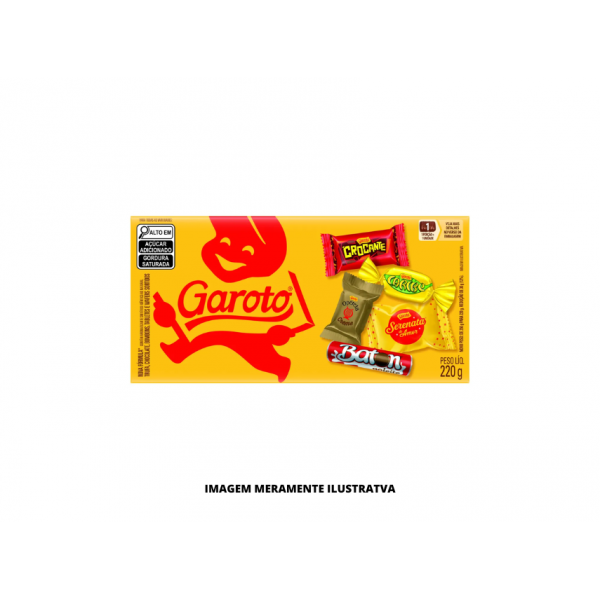 BOMBOM - GAROTO - 220g SORTIDOS